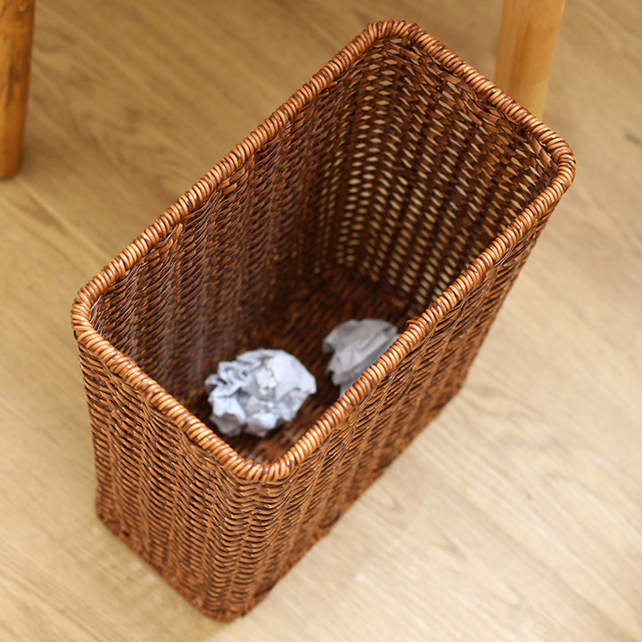Unisex Rectangular Storage Basket made of handwoven material Stornfield