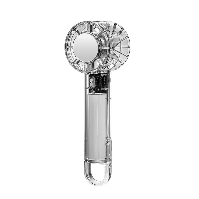 Ladies Portable Hand Fan with Integrated Mirror Stornfield