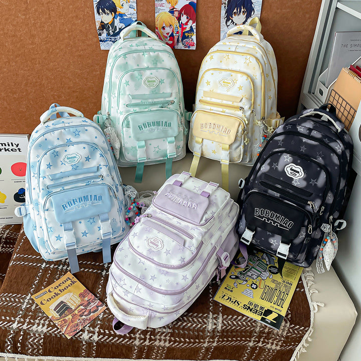 Star-Patterned Casual Backpack Stornfield 1791205372