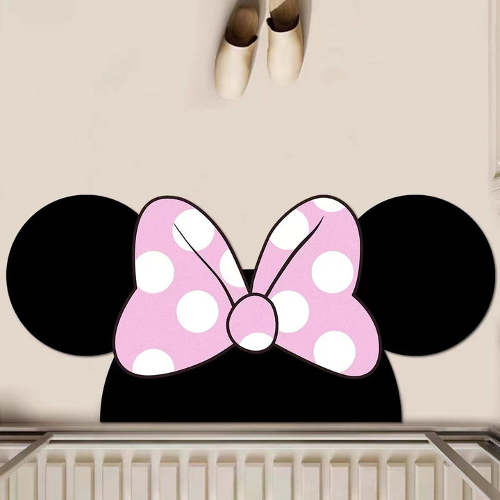 Cartoon Mouse-Themed Mat for Home Decor