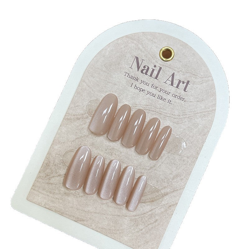 Elegant Almond-shaped Press-On Nail Tips Stornfield