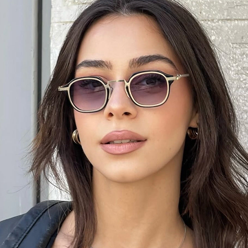 Women's square sunglasses with unique design and UV protection Stornfield