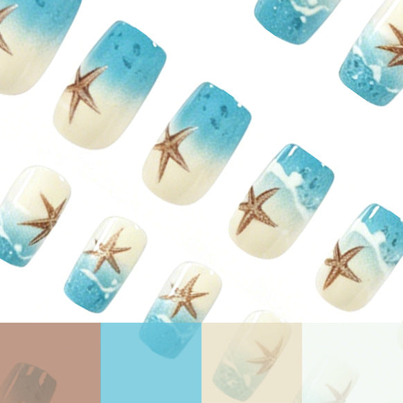 Coastal Themed Nail Art Stornfield