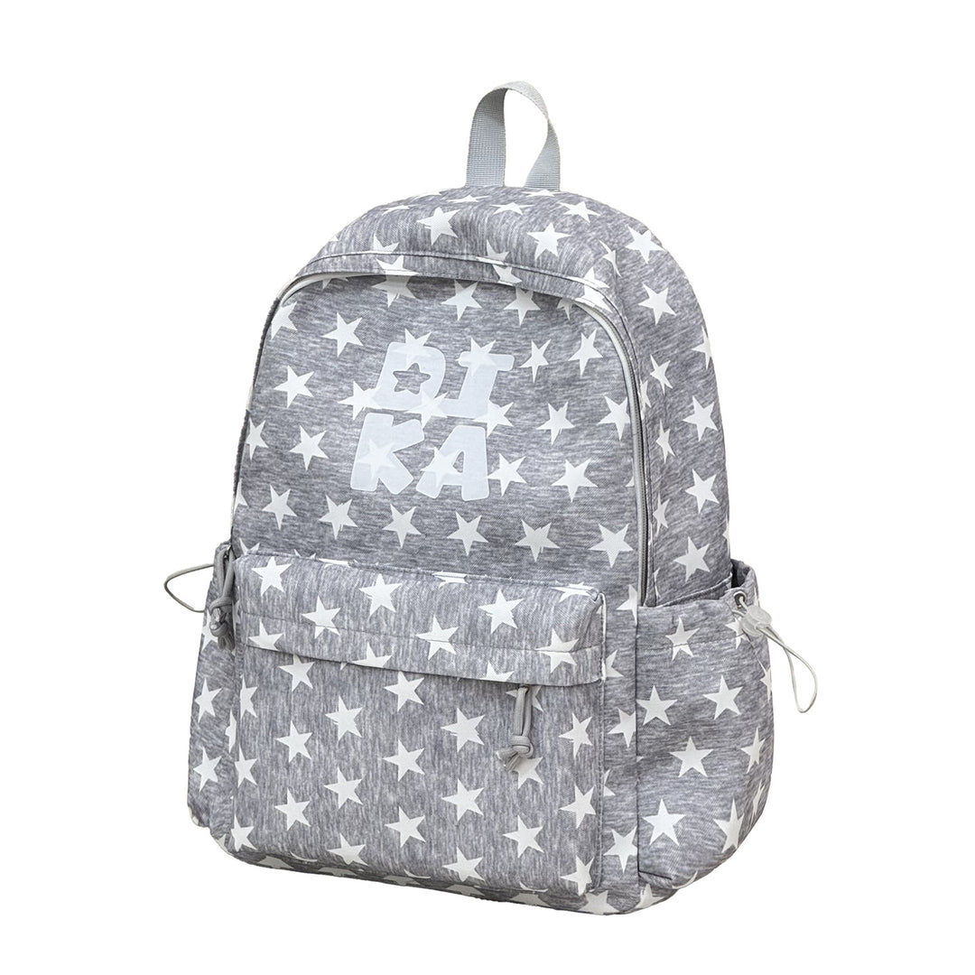 Stylish Star-Print School Backpack Stornfield
