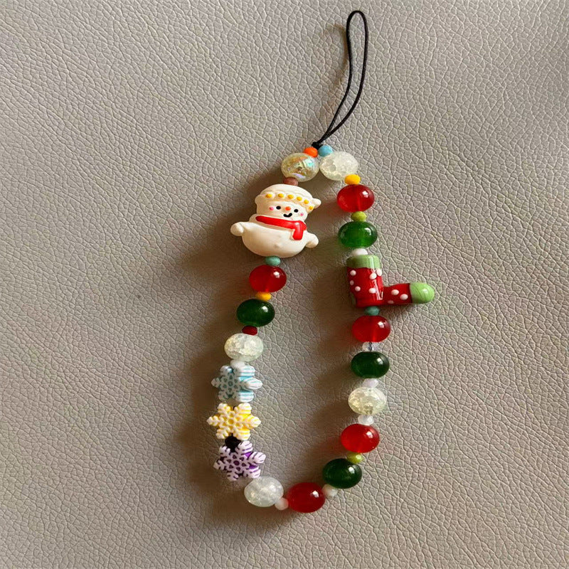 Festive Charm Beaded Phone Lanyard Stornfield
