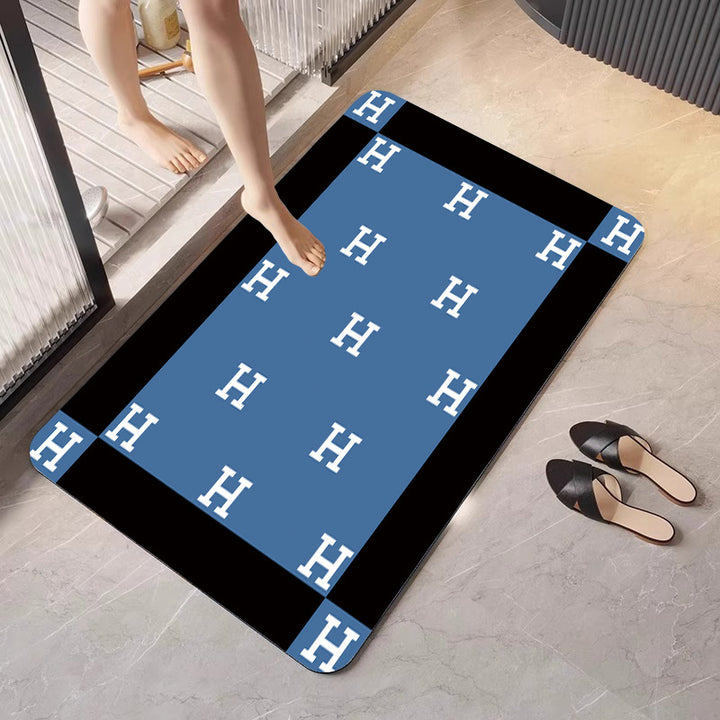 Stylish Patterned Bath Mat Stornfield