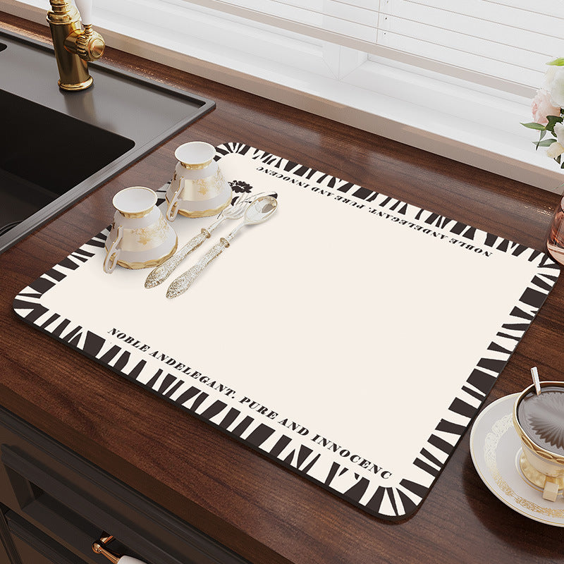 Geometric Patterned Kitchen Mat Stornfield