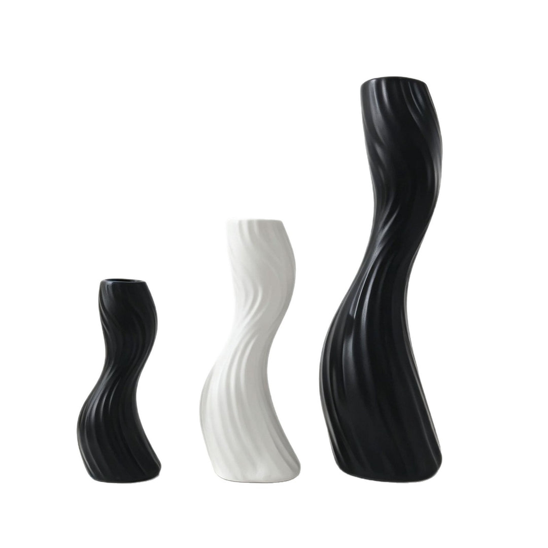 Elegant Twisted Decorative Floor Vase Stornfeild