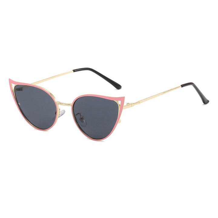 Women's Cat-Eye Sunglasses with Elegant Metal Frame and UV Protection Stornfield