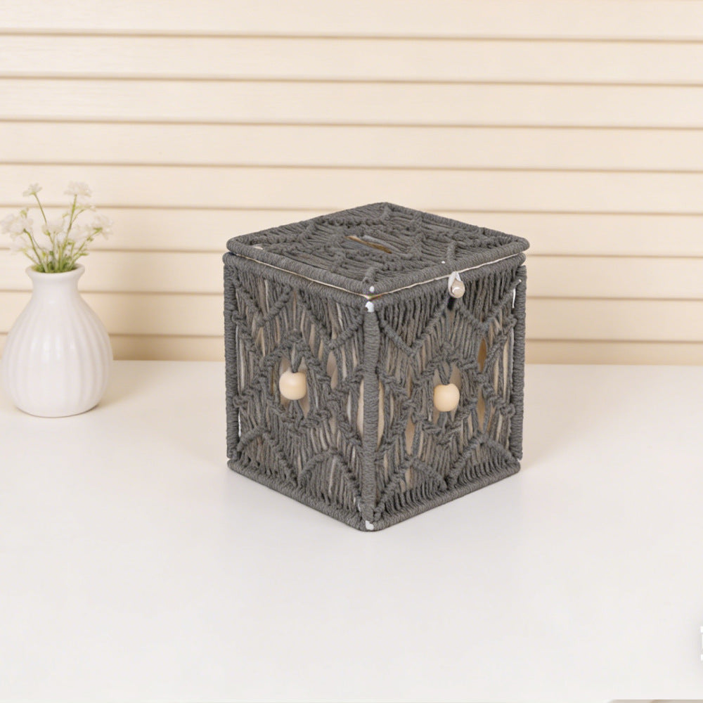 Macrame Storage Box Stornfield
