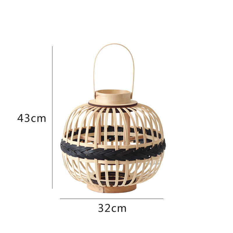 Decorative Rattan Lantern Stornfield