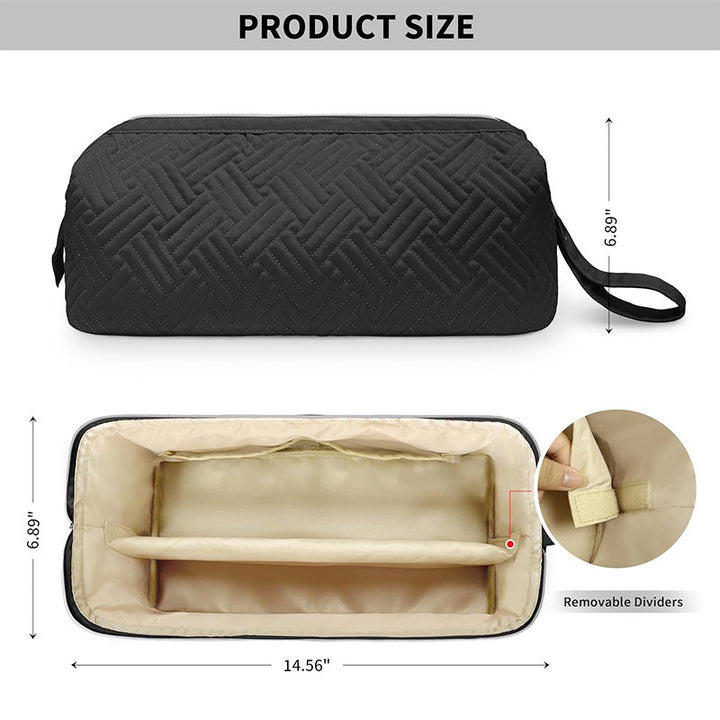 Cosmetic organizer with insulating inner compartment Stornfield