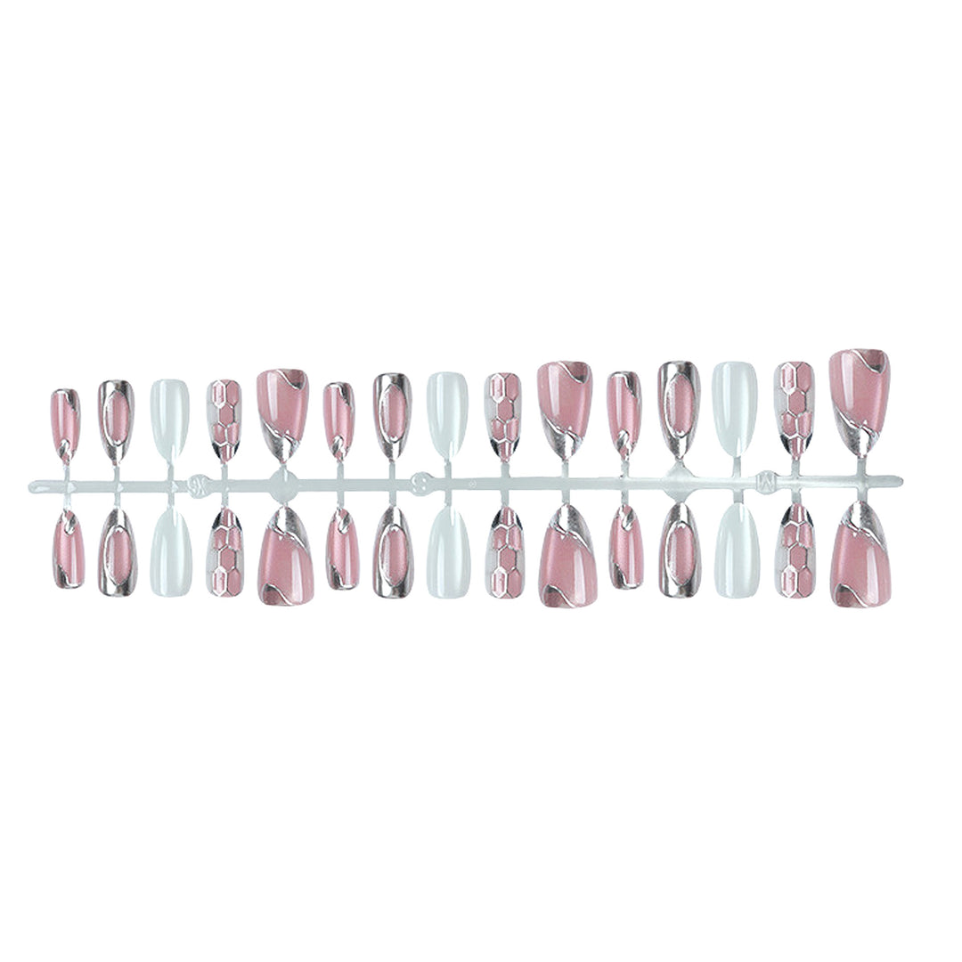 Decorative Gel Press-On Nail Set Stornfield