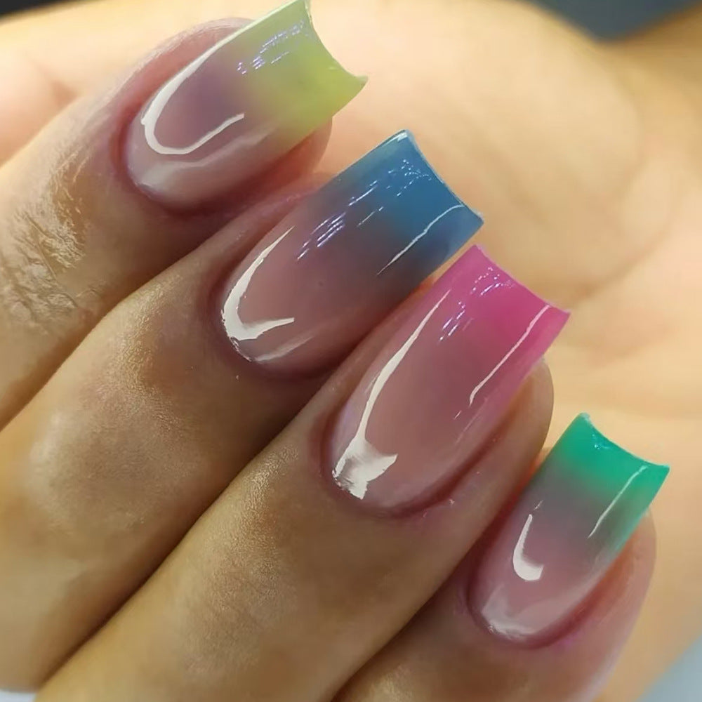 Ombre Gradient Press-On Nails Stornfield