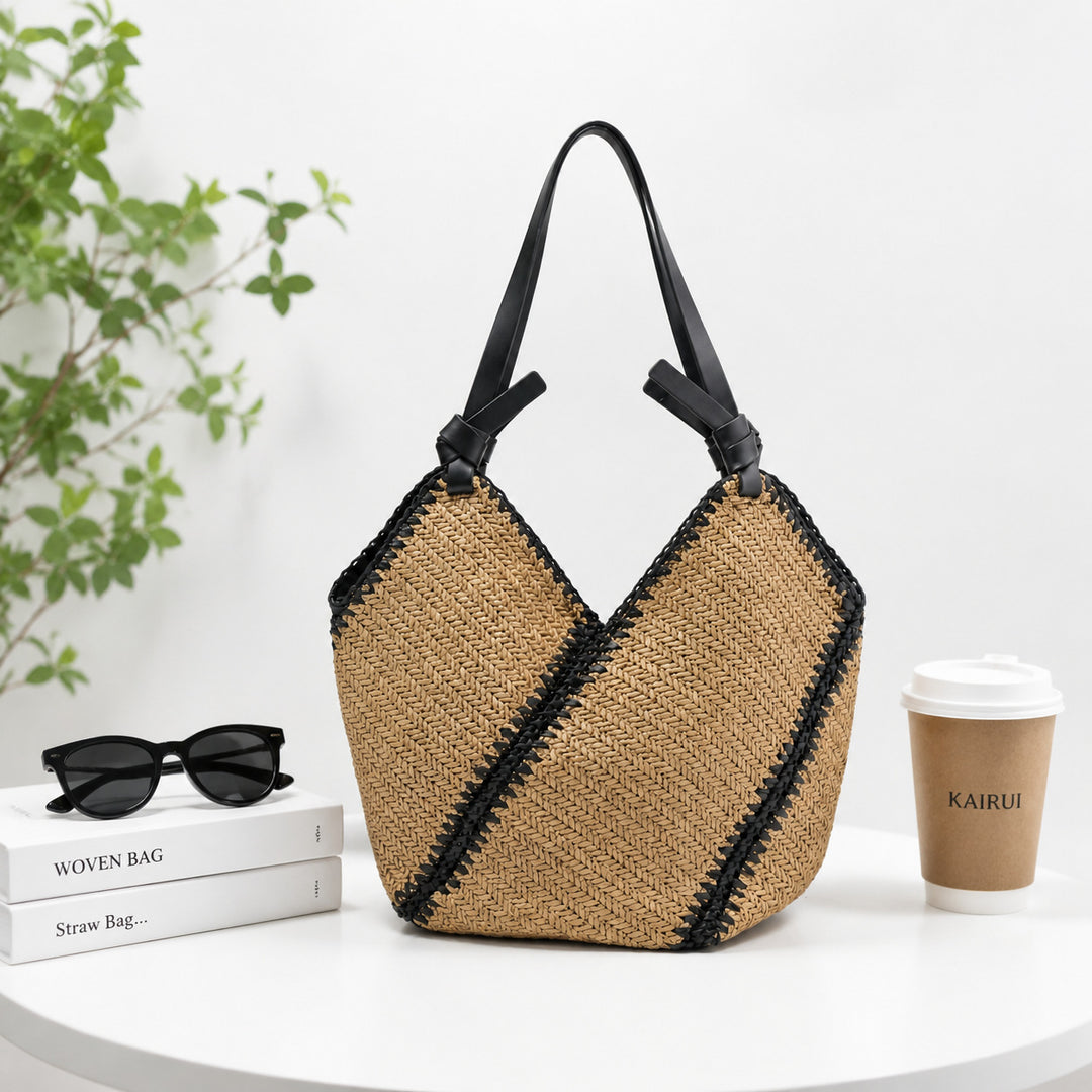 Designer bag with modern leather accents Stornfield