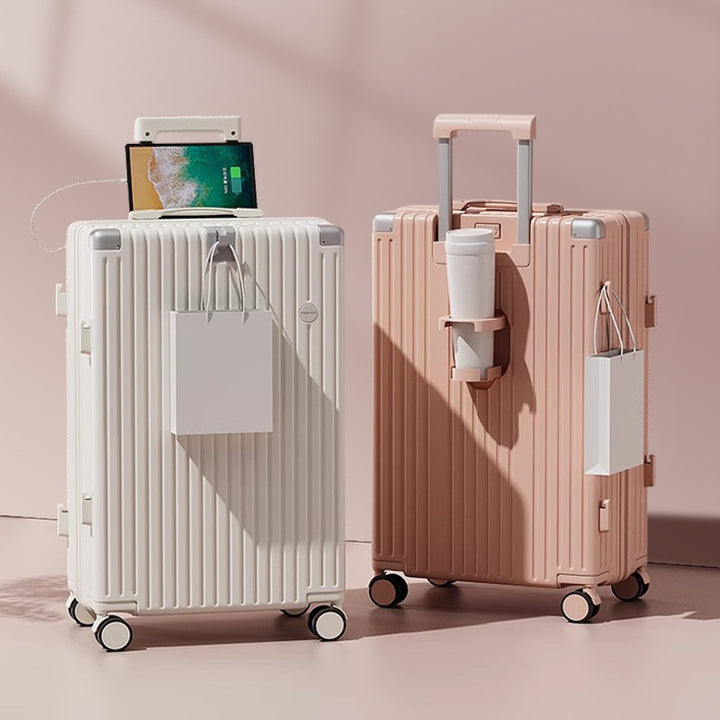 Unisex Textured Lightweight Spinner Luggage Stornfield