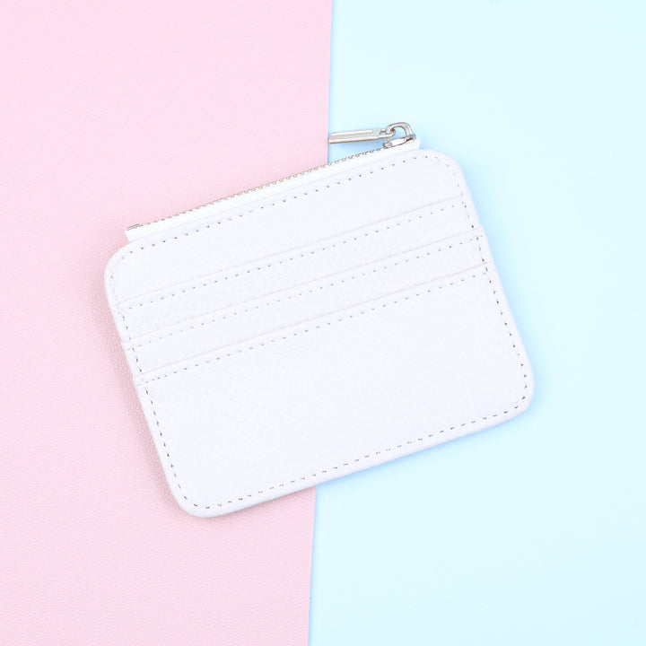 Leather Zippered Card Holder