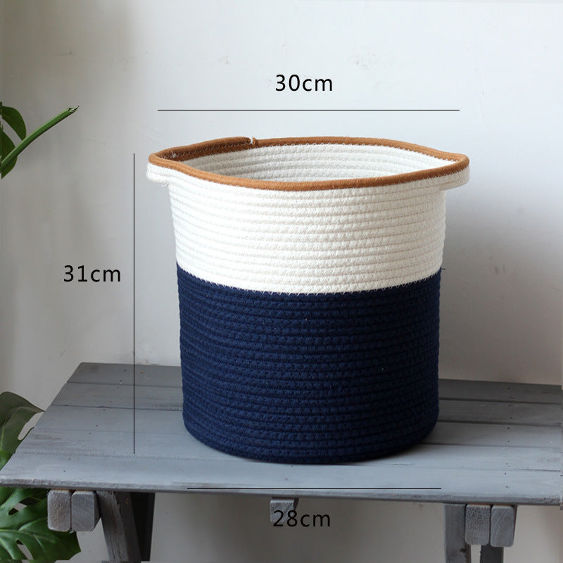 Handcrafted storage basket in modern design Stornfield