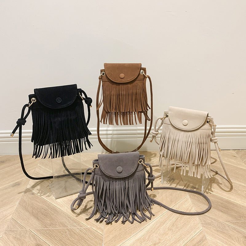 Bohemian Fringe Crossbody Bag Stornfield