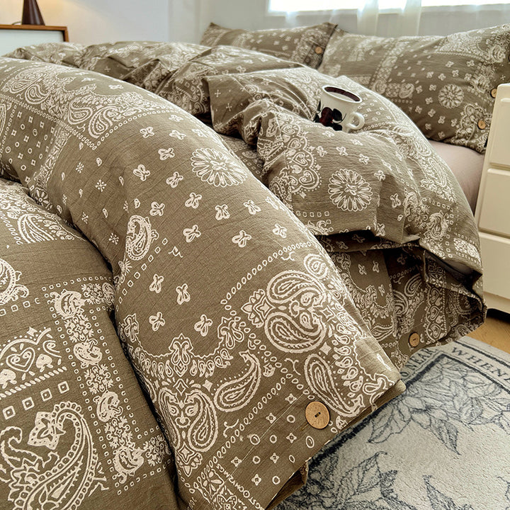 Floral Patterned Duvet Cover Set
