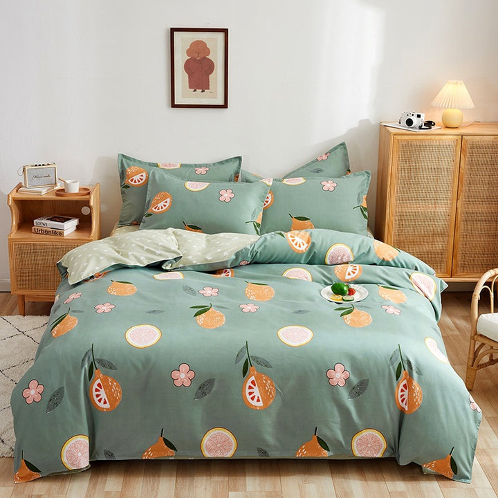 Floral Printed Duvet Cover Set