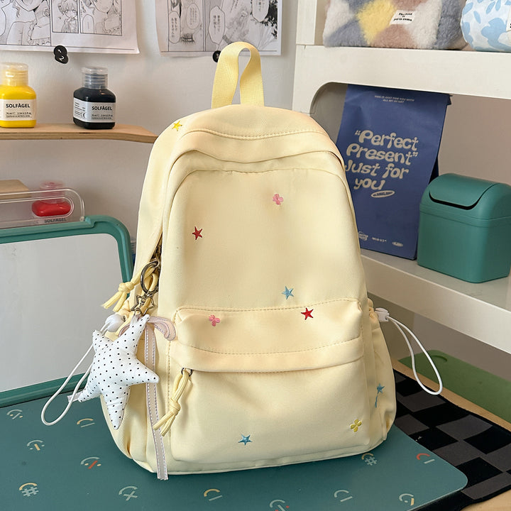 Casual Embroidered Star Backpack Stornfield