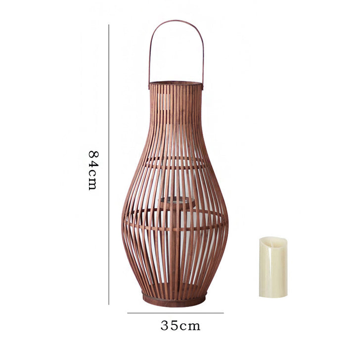 Elegant Rattan Lantern Stornfield