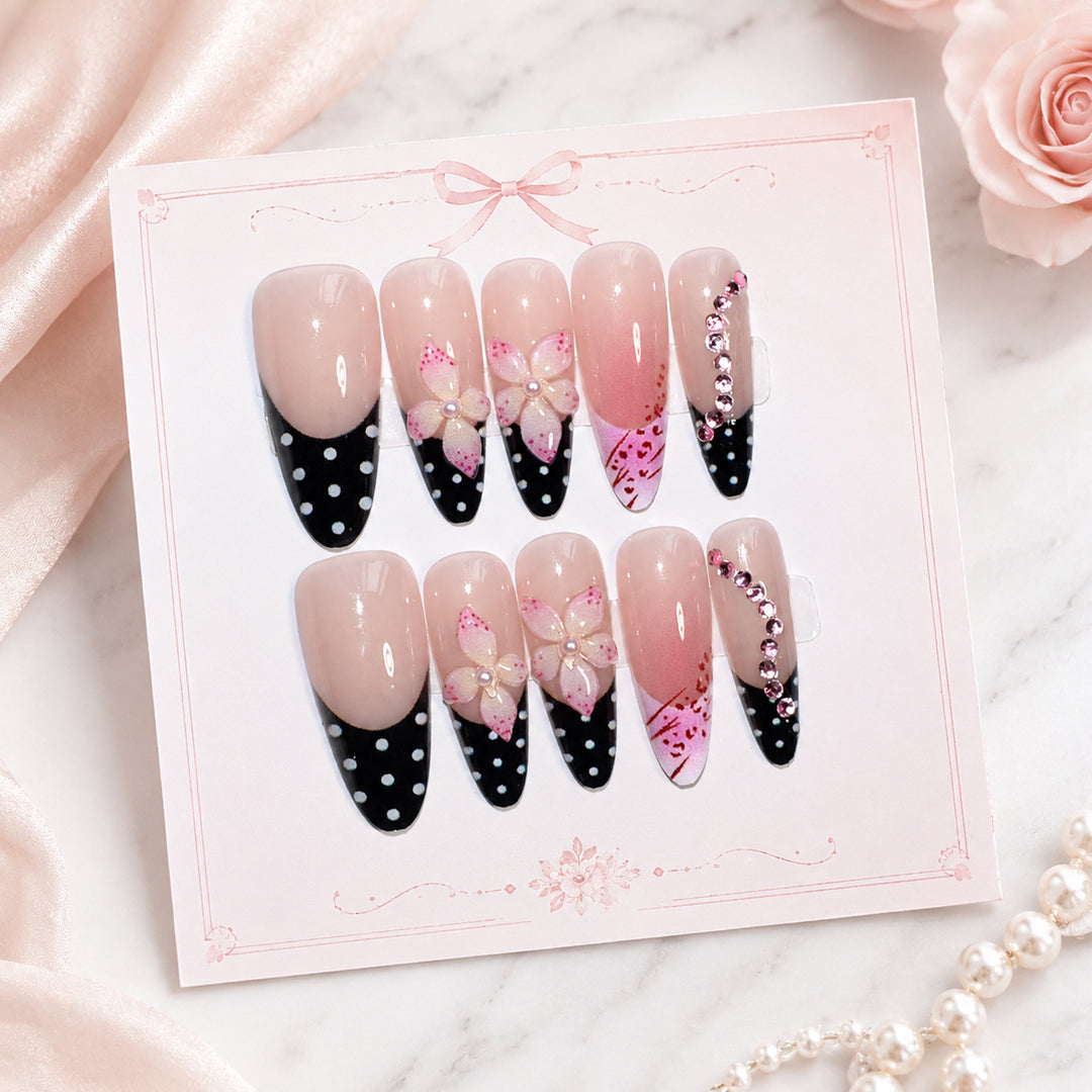 Premium Nail Stickers with Floral Patterns Stornfield