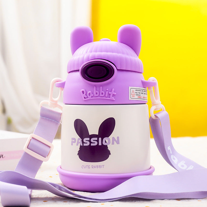 Ladies Insulated Water Bottle with Cute Bunny Design Stornfield