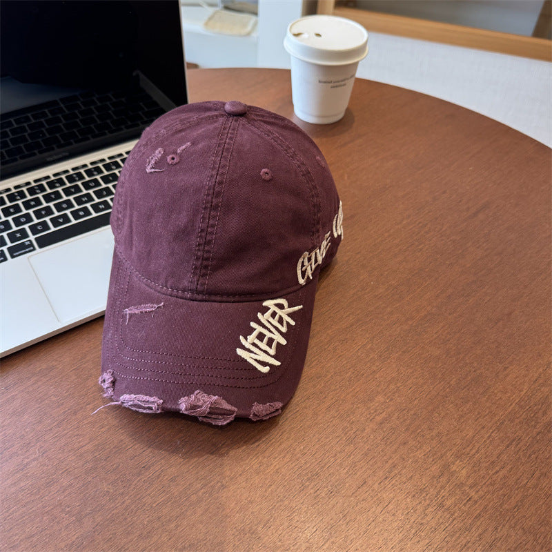 Unisex Distressed Graphic Baseball Cap Stornfield