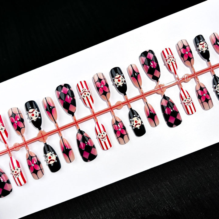 Theatrical Pattern Press-On Nail Set