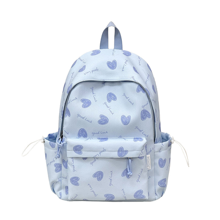Heart-Pattern Casual Backpack Stornfield