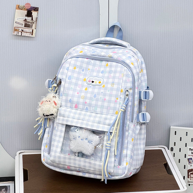 Playful Graphic Patterned School Backpack Stornfield