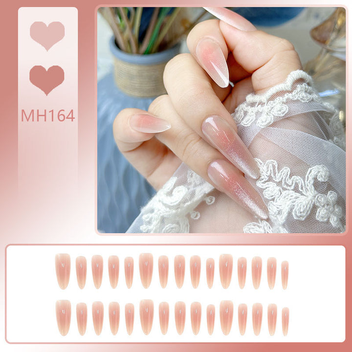 Gradient Glitter Press-On Nails