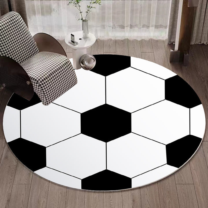 Round Logo Area Rug Stornfield