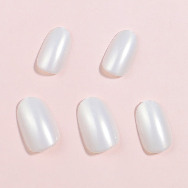 Glossy French Press-On Nail Set with Elegant Finish Stornfield