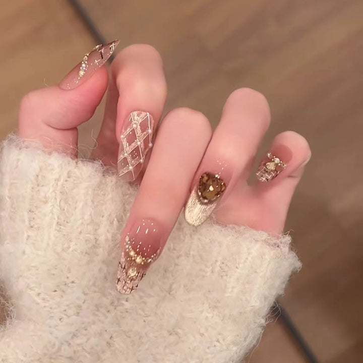 Natural Ombre Acrylic Nail Set Stornfield