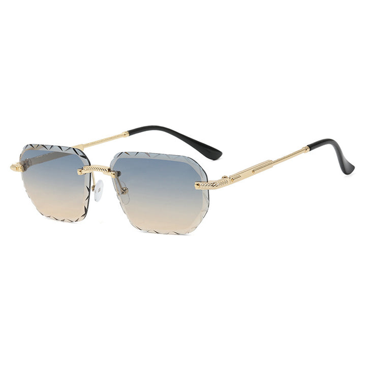 Women's geometric sunglasses with mirrored lenses and sturdy frame Stornfield