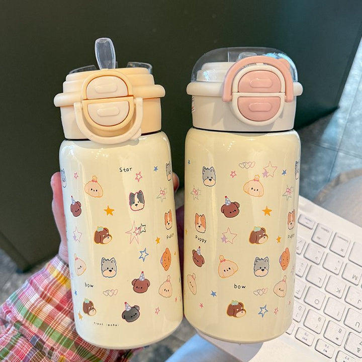 Ladies creative water bottle with animal motifs Stornfield