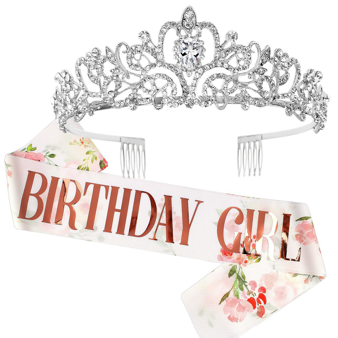 Women's Festive Crown with Elegant Sash Stornfield