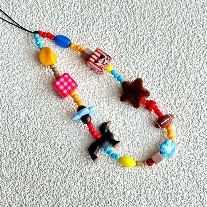 Playful Themed Beaded Necklace Stornfield