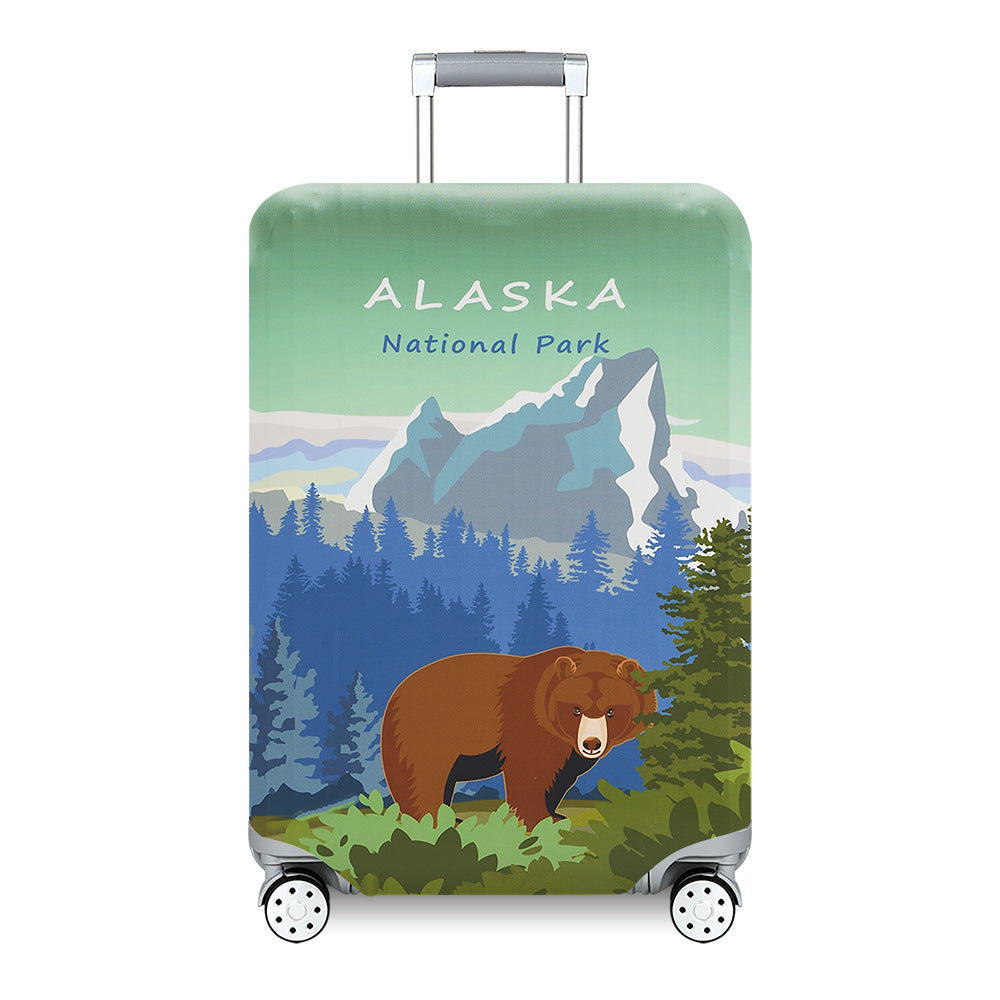 Women's Travel Suitcase with Colorful Floral Design Stornfield