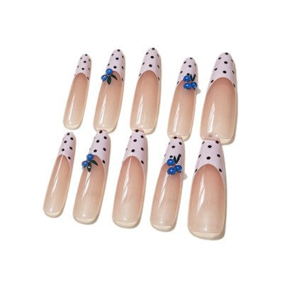 Chic Polka Dot Press-On Nail Tips Stornfield