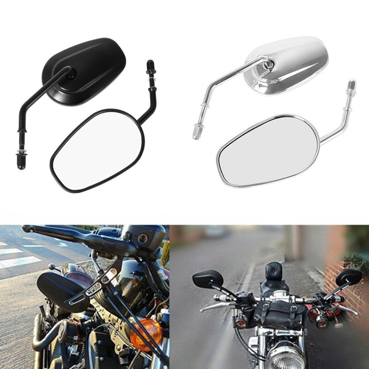 Motorcycle rearview mirror with adjustable arm and sturdy design Stornfield