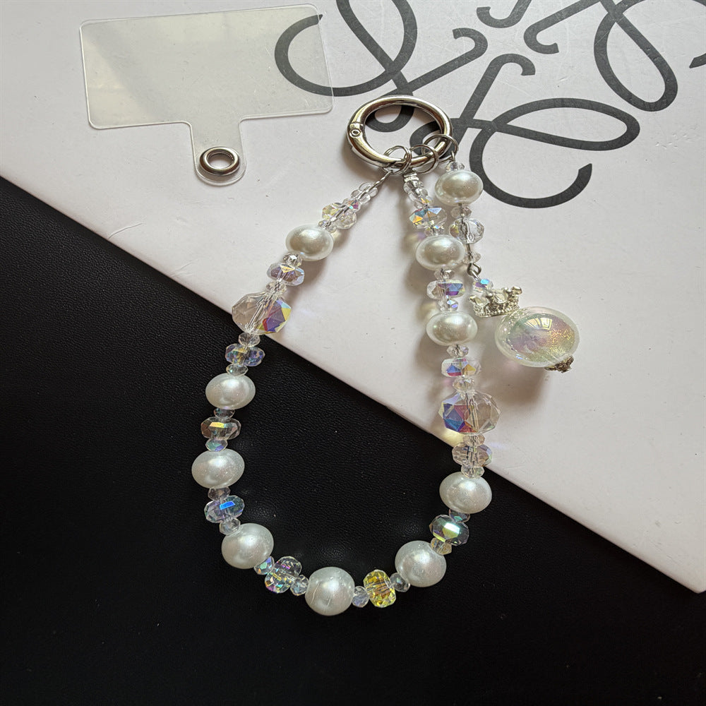 Elegant Beaded Keychain with Charm Stornfield