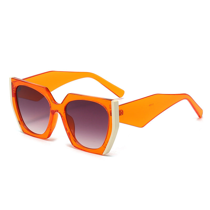 Women Oversized Sunglasses with Distinct Angular Design Stornfield