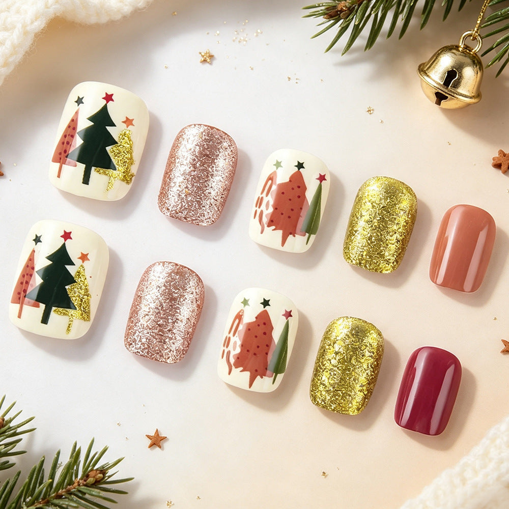 Seasonal Forest-Themed Nail Art Set Stornfield