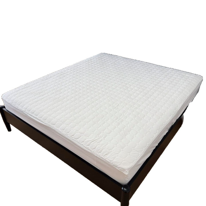Quilted waterproof mattress cover fitted sheet with elastic edge