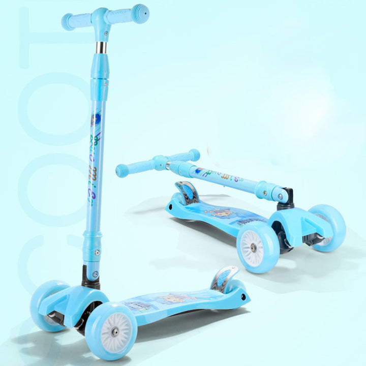 Foldable Light-Up Three-Wheel Scooter Stornfield
