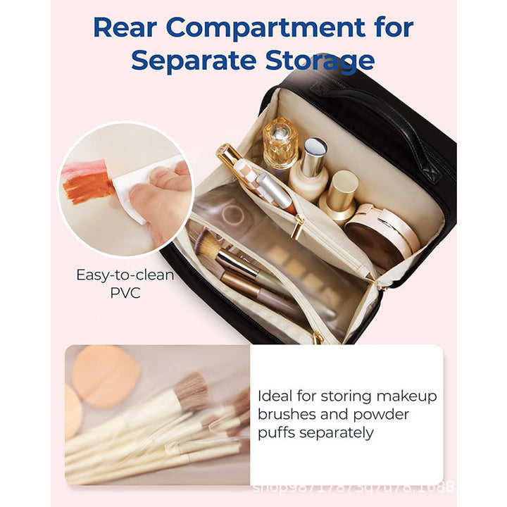 Cosmetic organizer with multiple compartments and removable interior compartment Stornfield